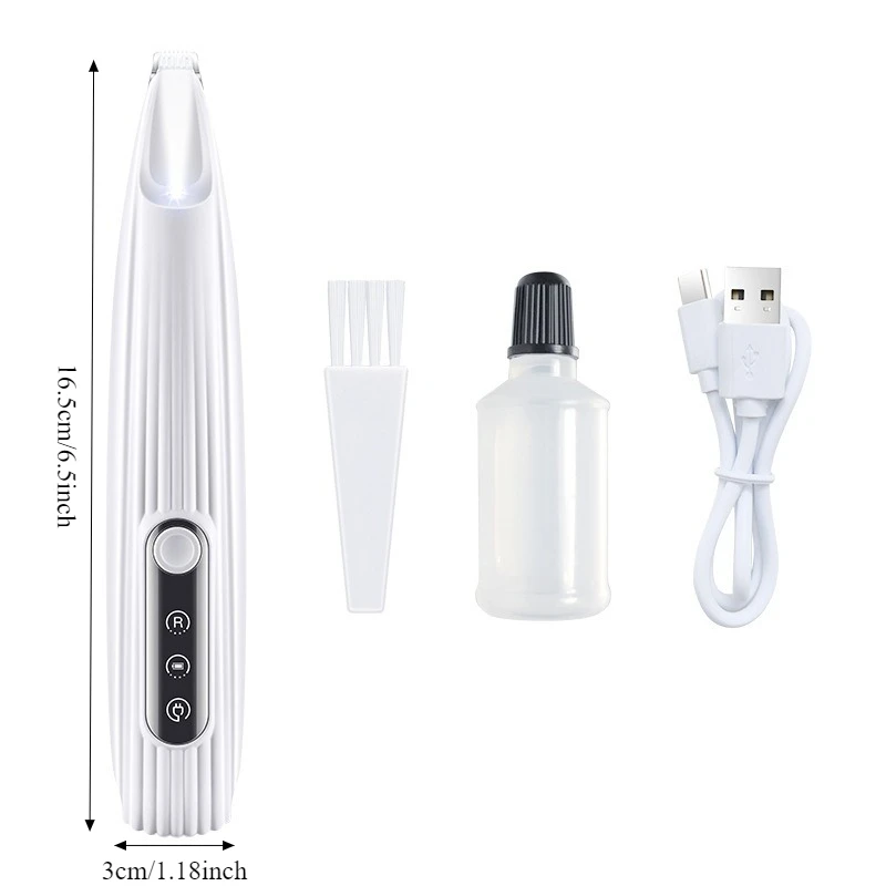 Travel Accessories Display - Cordless Pet Dog Grooming Clippers with