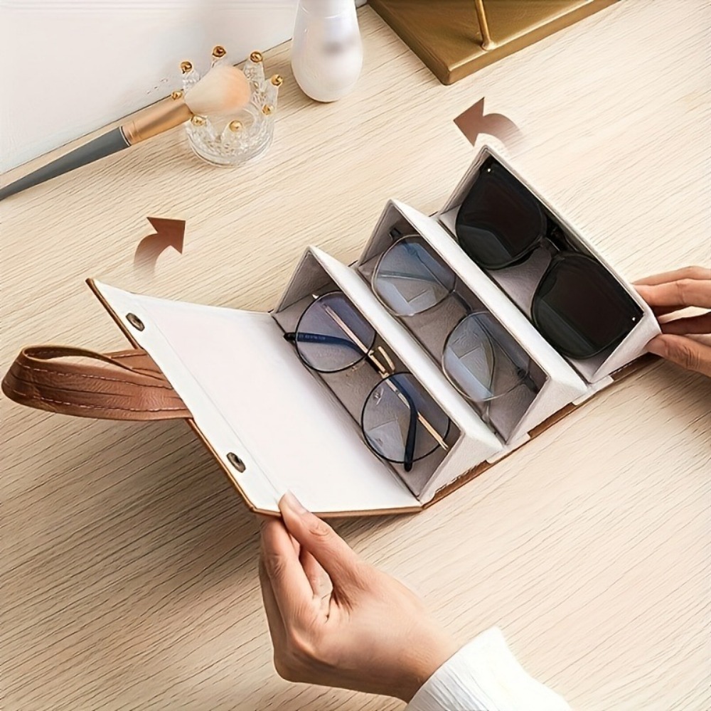 Travel Accessories Display - 1PC, 3/4/5/6 Slots, Sunglasses Case, Glasses