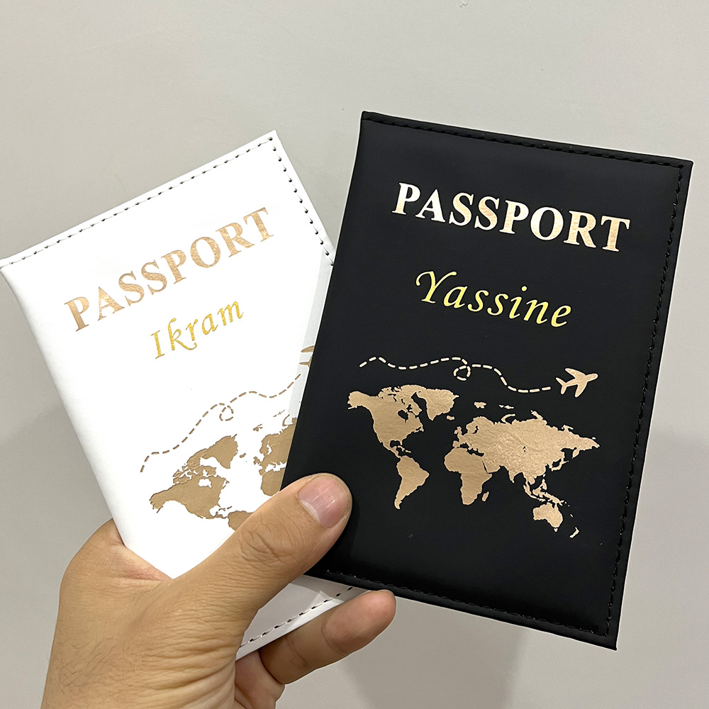 Travel Accessories Dropshipping - New Cute Personalized Passport Cover Plane