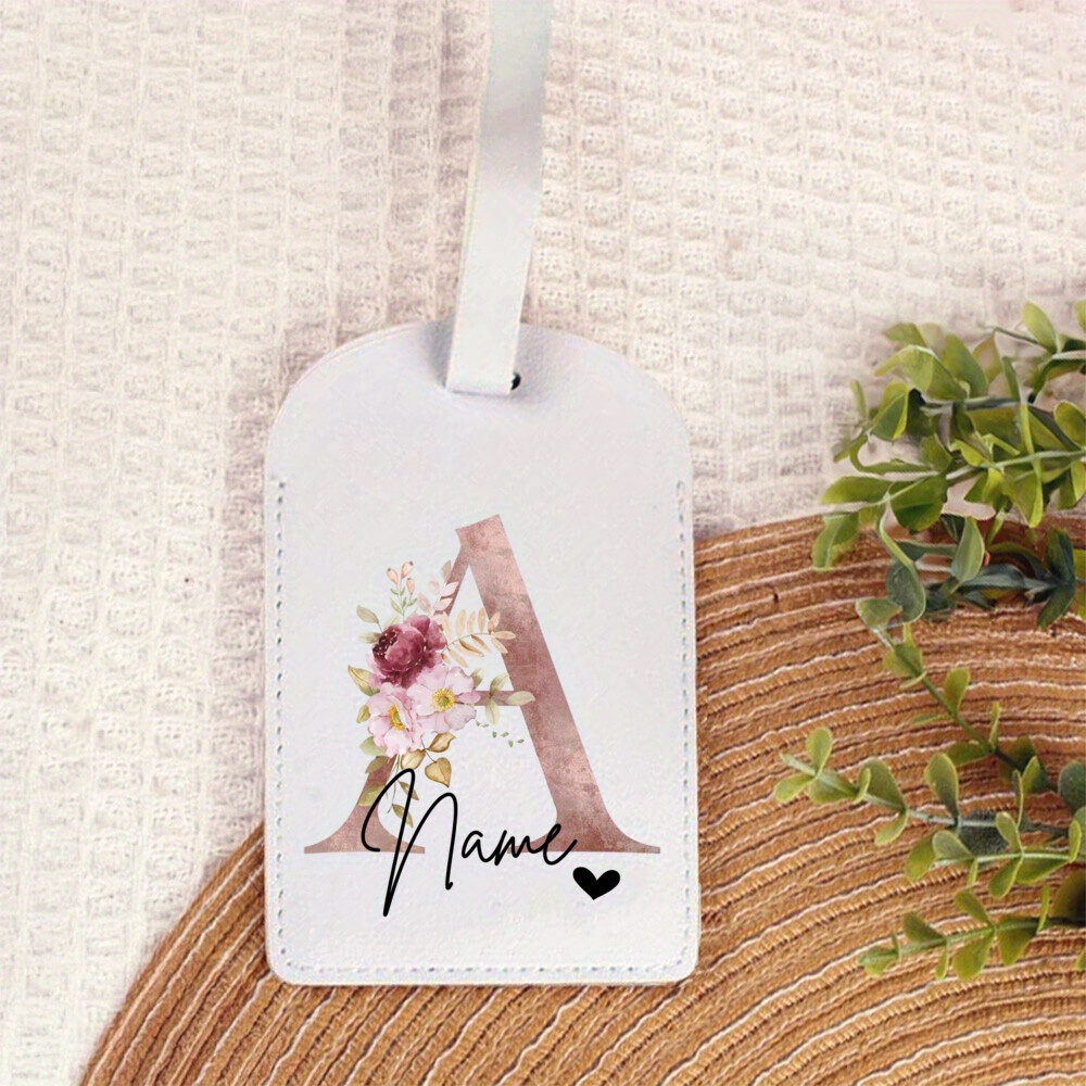 Travel Accessories Personalised - Personalized PU Luggage Tag Fashion Print