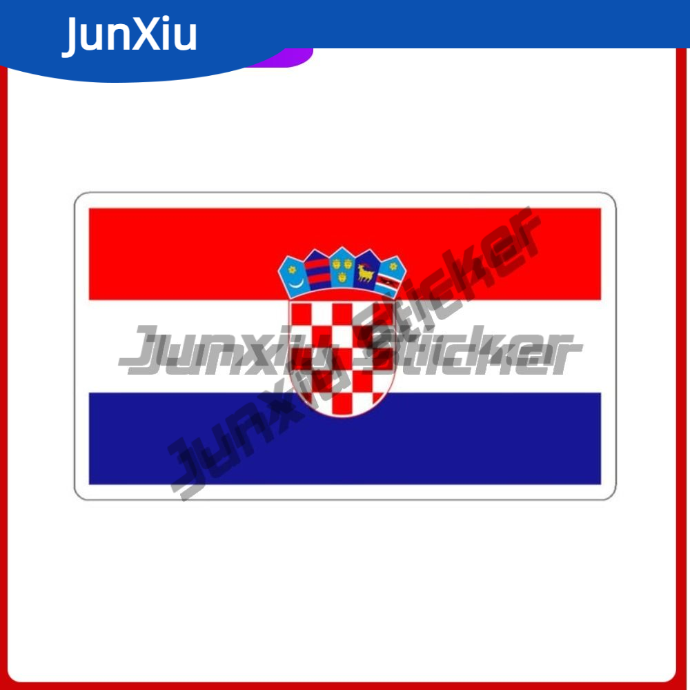 Travel Accessories Gifts - Croatia Flag Travel Sticker Croatian European