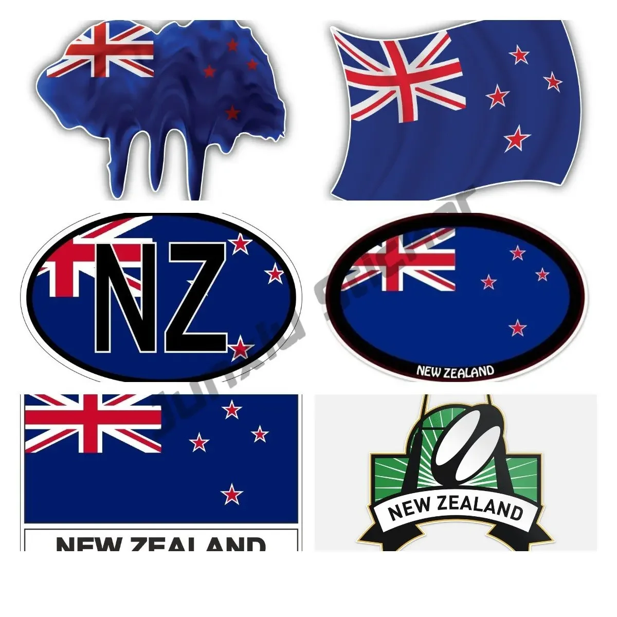 Travel Accessories Nz - New Zealand Flag Vinyl Decal Styling