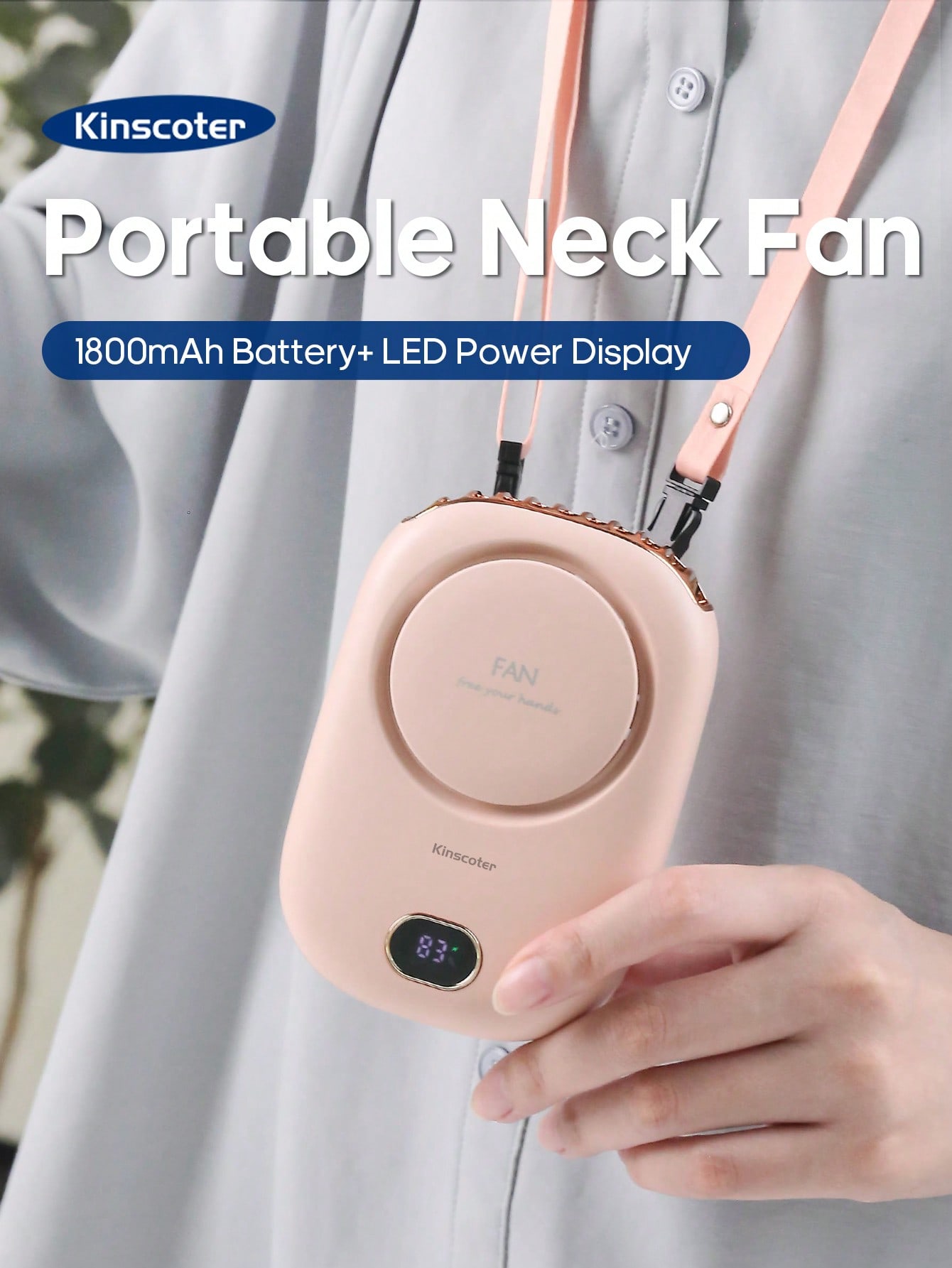 Travel Accessories Nz - kinscoter 1PC Rechargeable 1800mAh Mini Portable