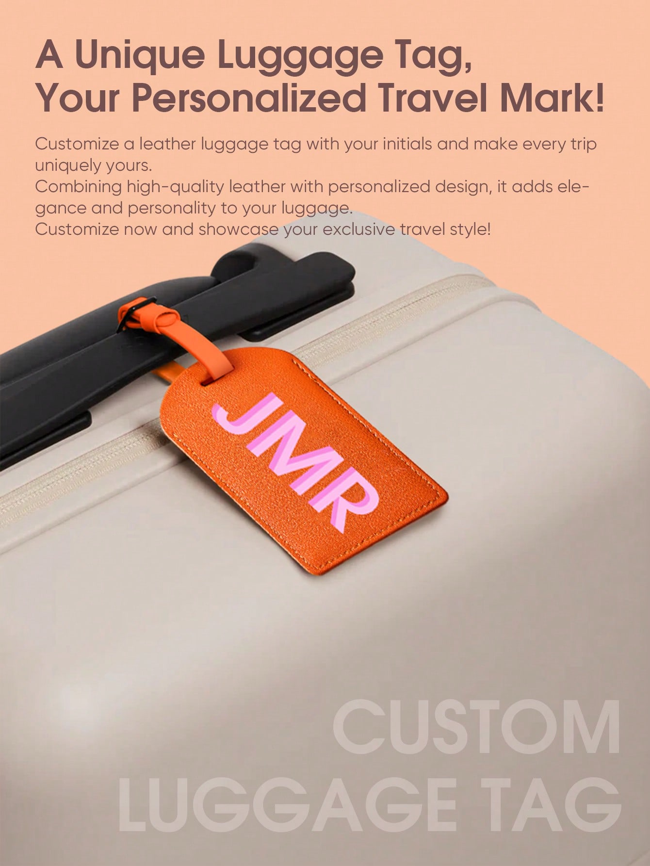 Personalized Initial Luggage T - Travel Accessories Gifts ulasan dan harga