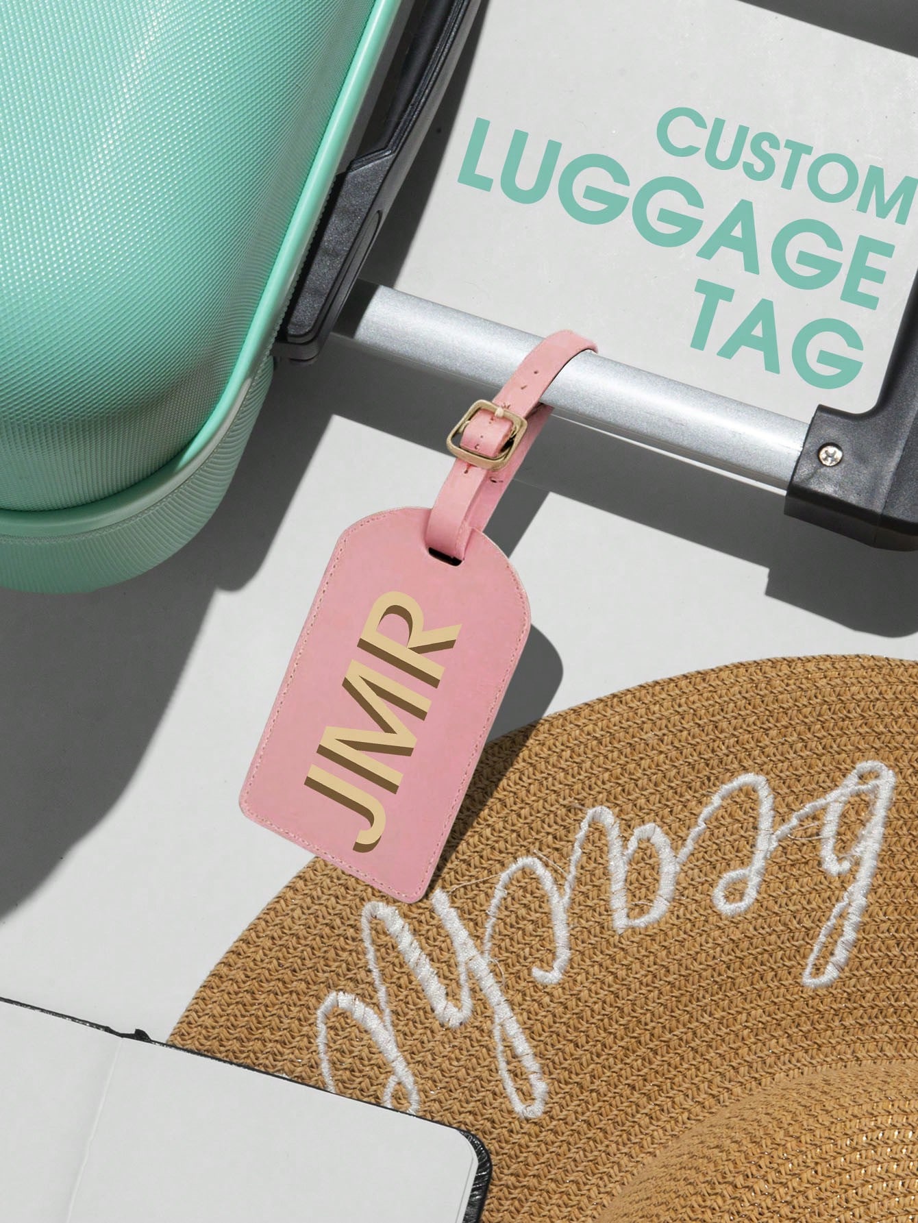 Personalized Initial Luggage T - Travel Accessories Gifts ulasan dan harga