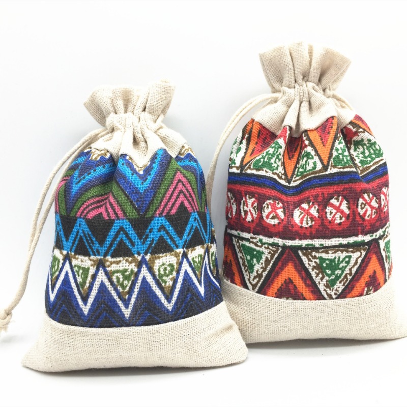 Ethnic Style Drawstring Bag Je - Cable Organizer Travel ulasan dan harga