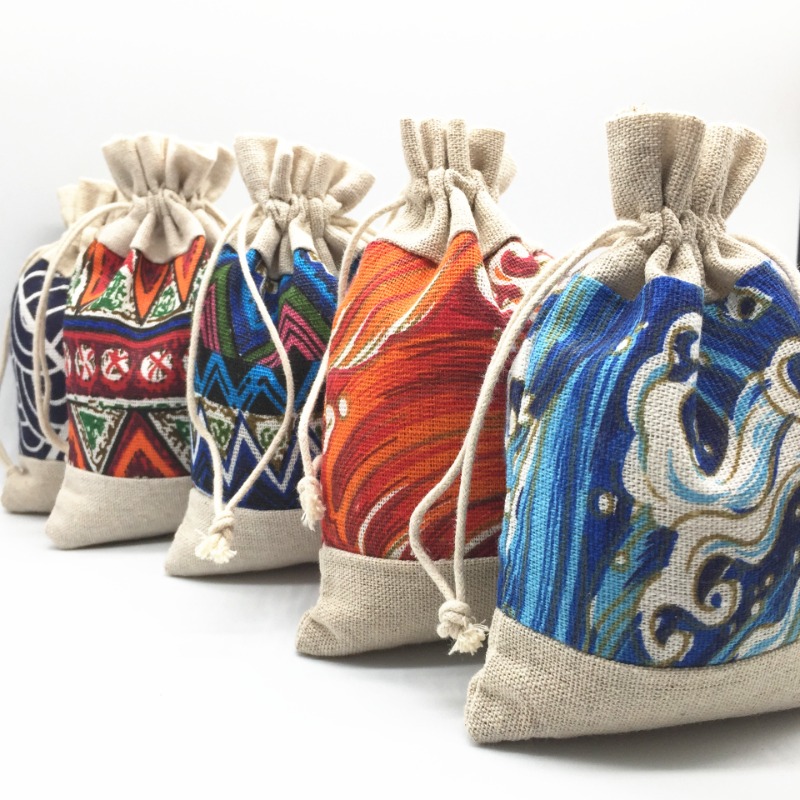Ethnic Style Drawstring Bag Je - Cable Organizer Travel ulasan dan harga