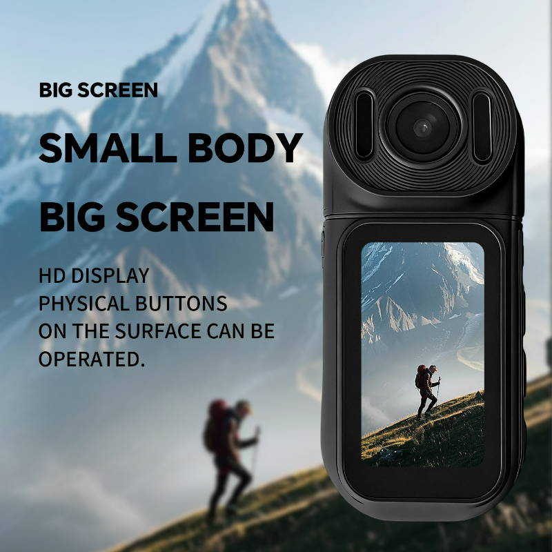Mini Sports Camera with 180° R - Travel Vlog Accessories ulasan dan harga
