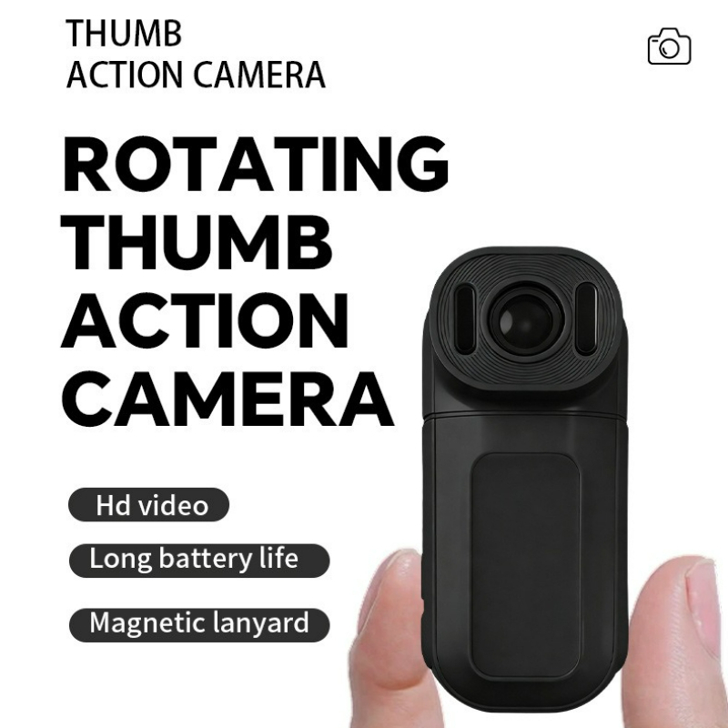 Mini Sports Camera with 180° R - Travel Vlog Accessories ulasan dan harga