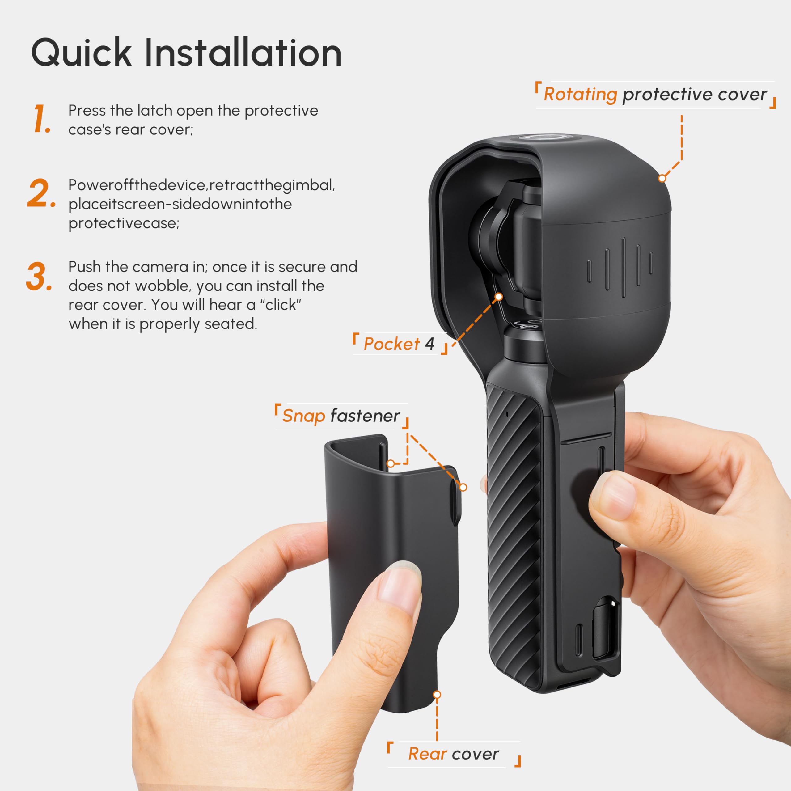 Protective Cover Case for DJI  - Travel Vlog Accessories ulasan dan harga