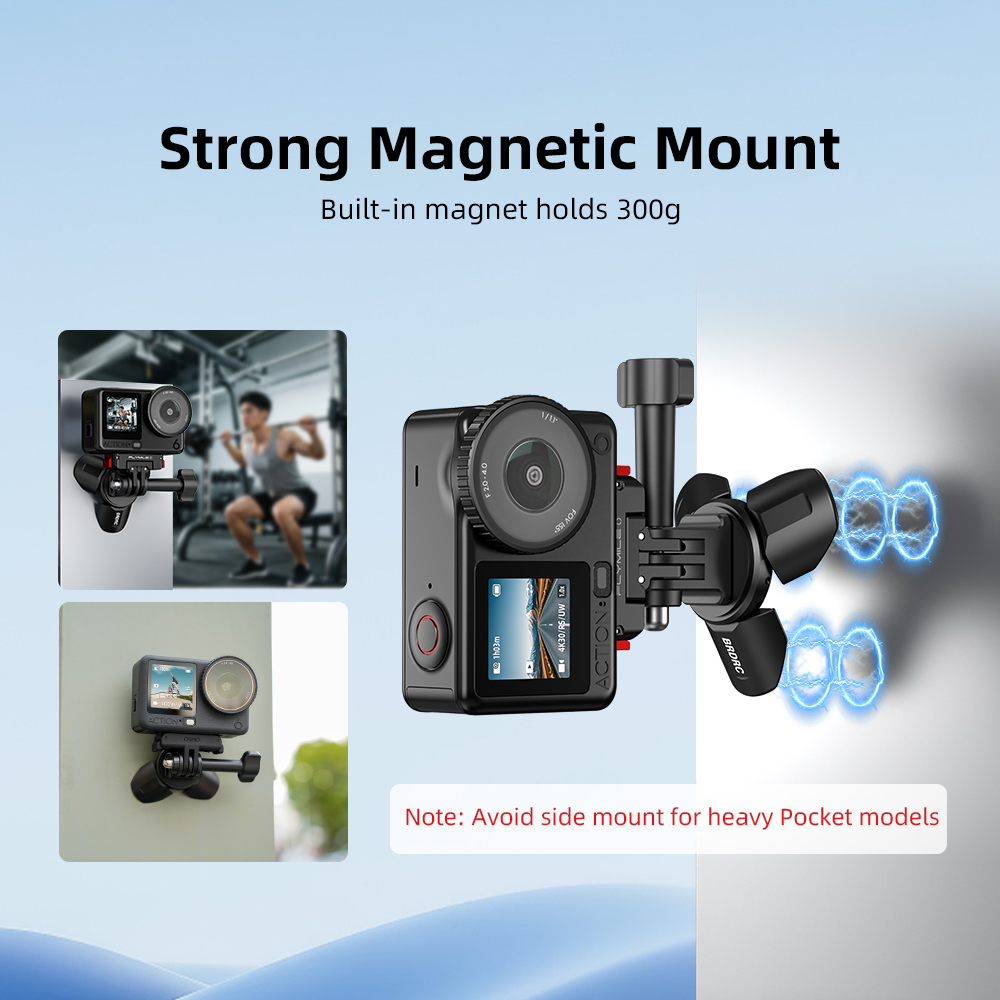 BRDRC Pocket 4 Mini Tripod Kit - Travel Vlog Accessories ulasan dan harga