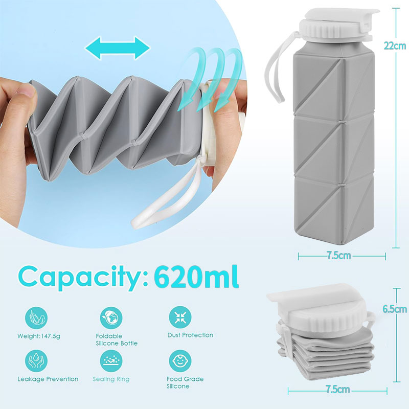 620ml Collapsible Water Bottle - Water Bottle Collapsible ulasan dan harga