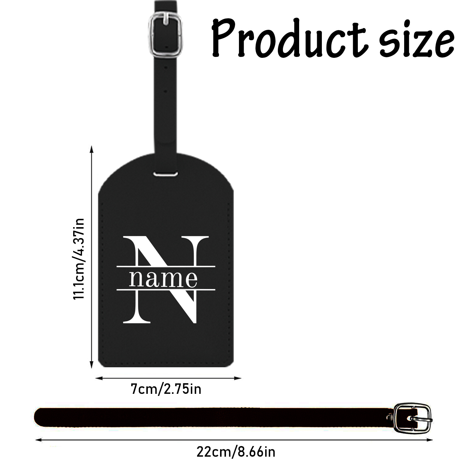 1pc,Personalize Luggage Tags,L - Travel Accessories Personalised ulasan dan harga