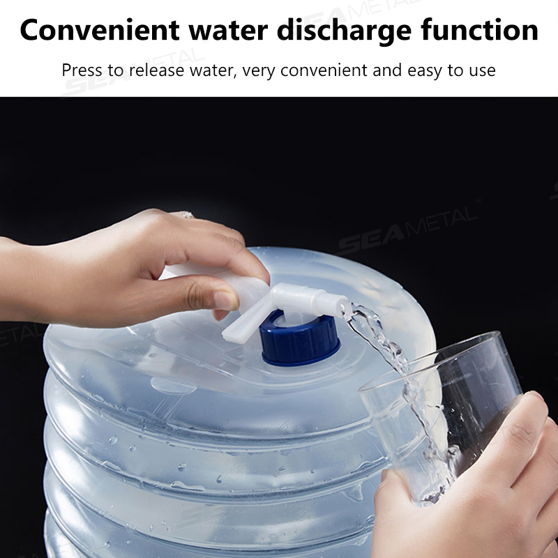 SEAMETAL 5L-15L Car Collapsibl - Water Bottle Collapsible ulasan dan harga