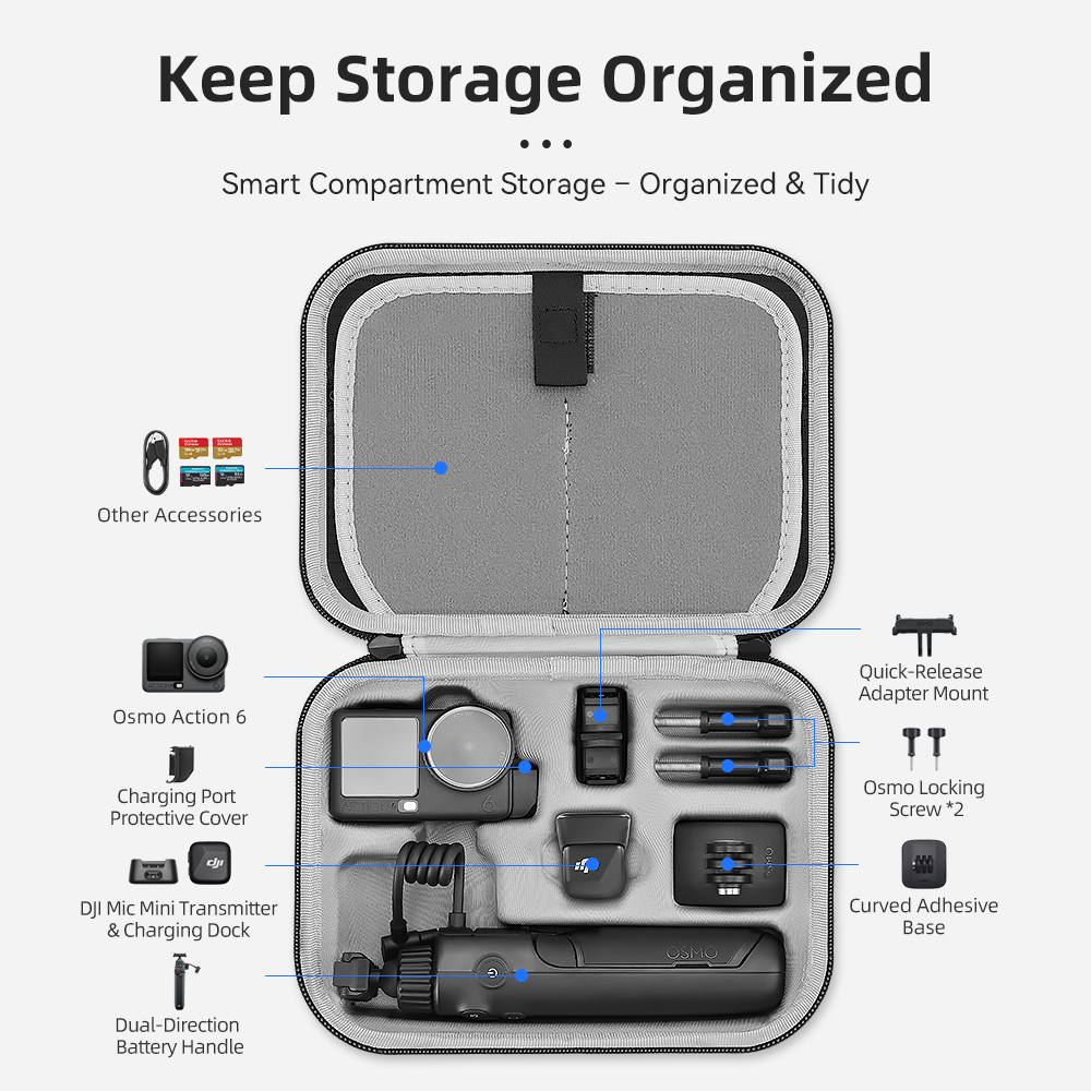 For DJI Osmo Action 6 Vlog Com - Travel Vlog Accessories ulasan dan harga