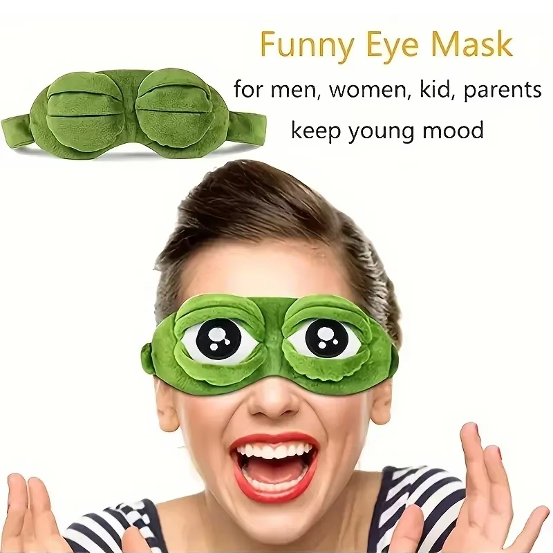 Frog shaped eye mask Party gam - Travel Accessories Gifts ulasan dan harga