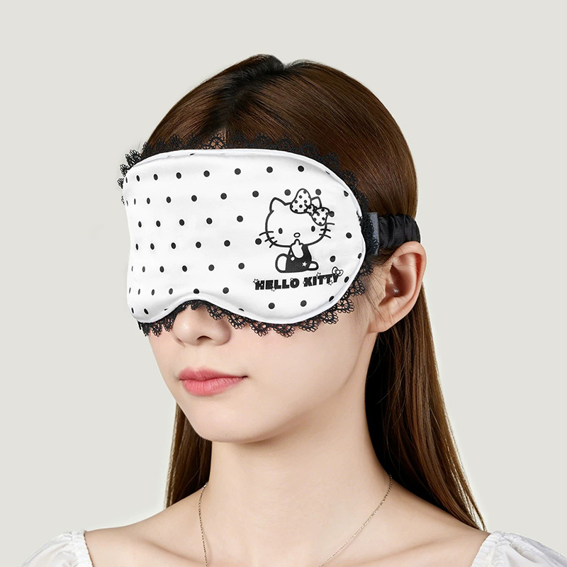 Cute Hello Kitty Eye Mask Soft - Travel Accessories Comfort ulasan dan harga
