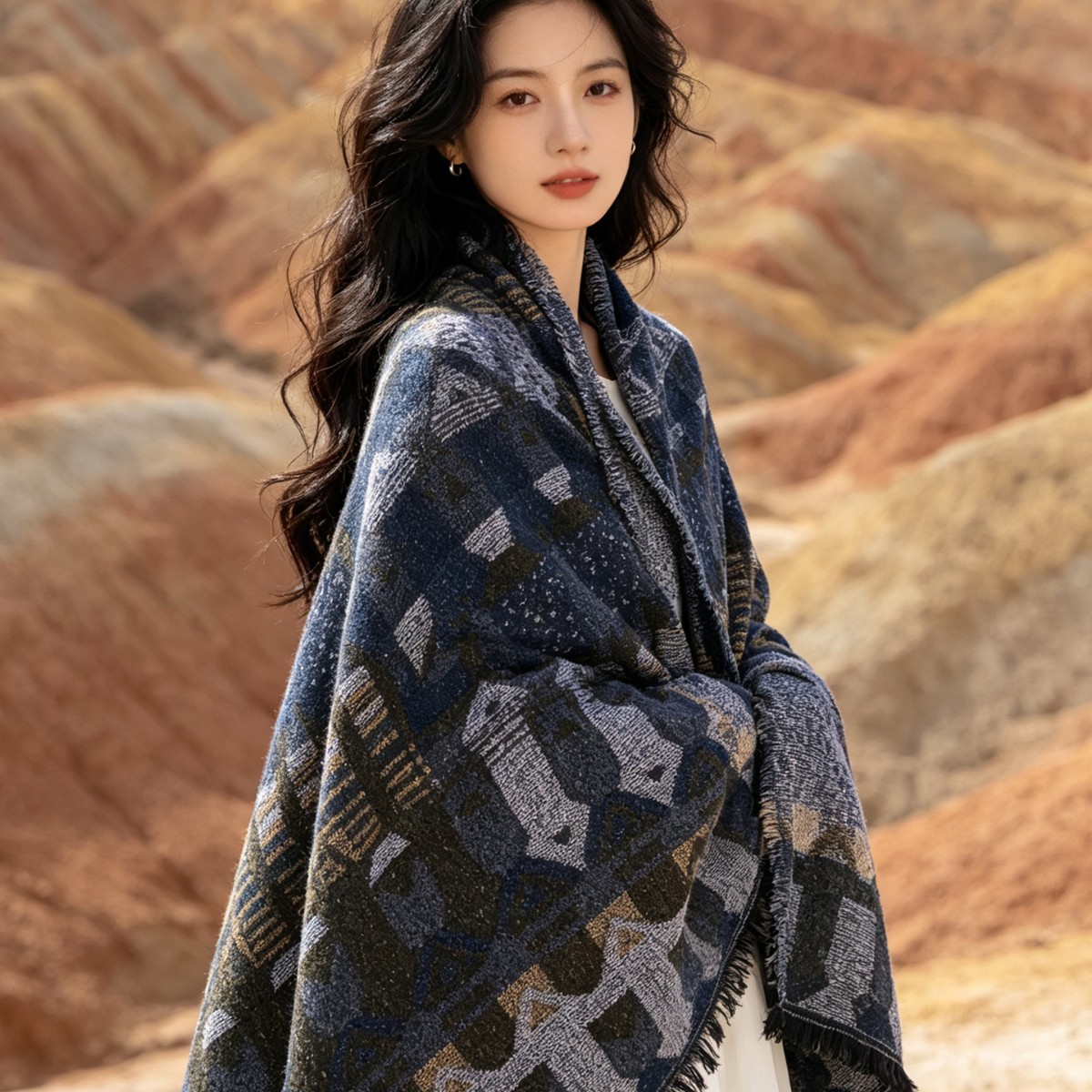 Scarf women's winter new versa - Travel Accessories High End ulasan dan harga