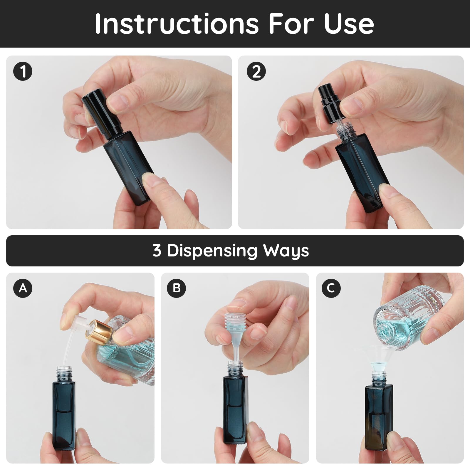 10pcs Perfume Bottle Spray Emp - Travel Accessories High End ulasan dan harga
