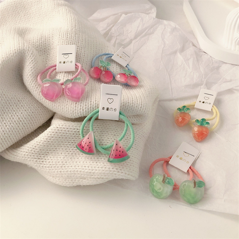 Kids Carrot Hair Ties 5 Pair N - Travel Accessories For Kids ulasan dan harga