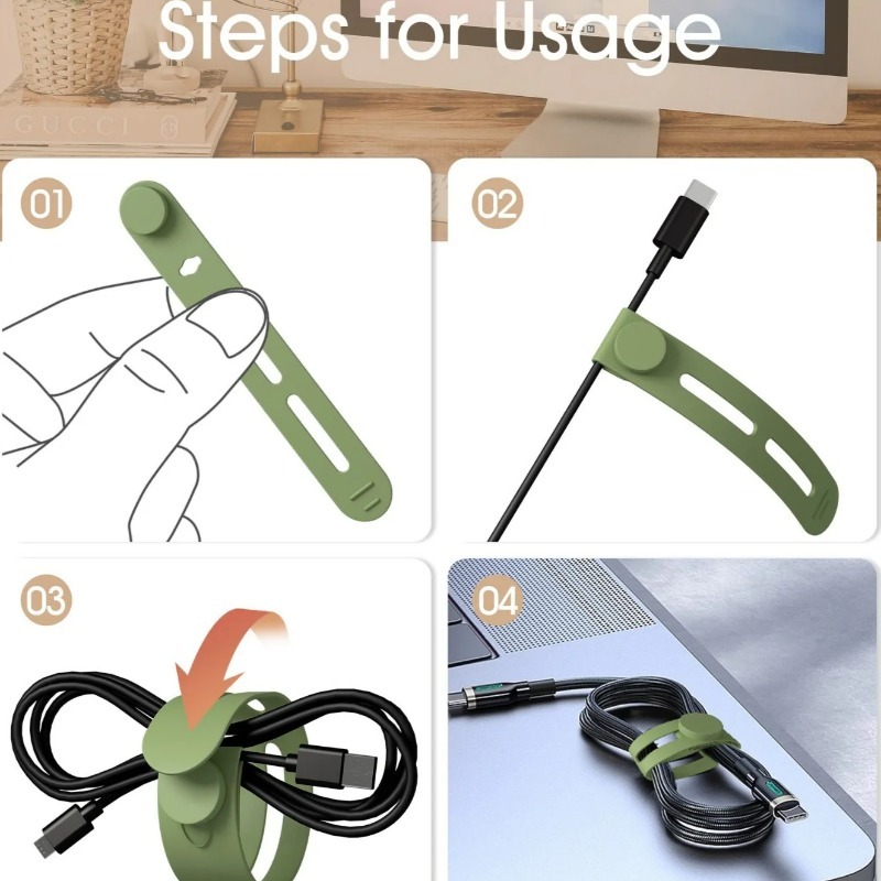 Portable cable organizer, data - Cable Organizer Travel ulasan dan harga