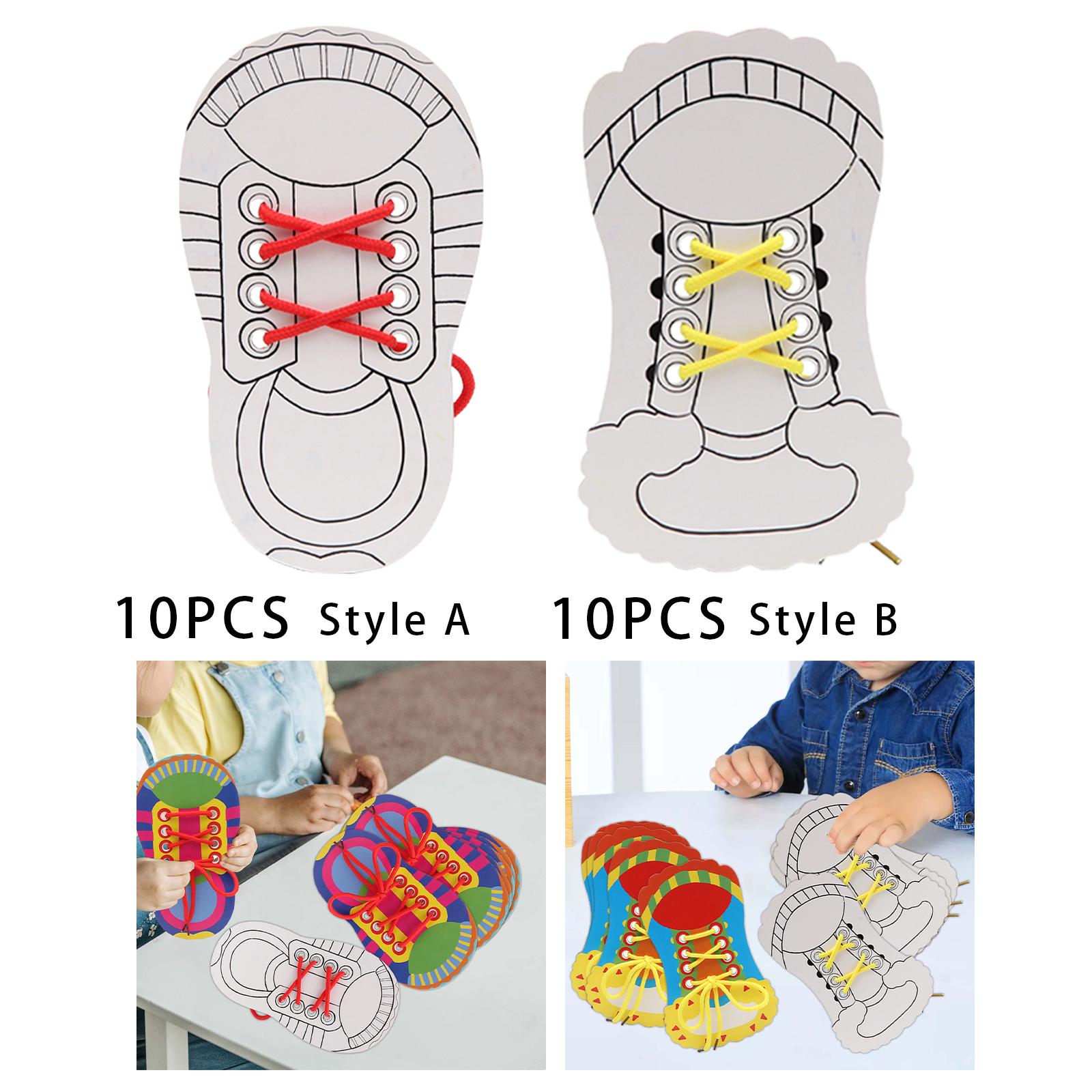 10 Pieces Child Busy Board Tie - Travel Accessories For Kids ulasan dan harga