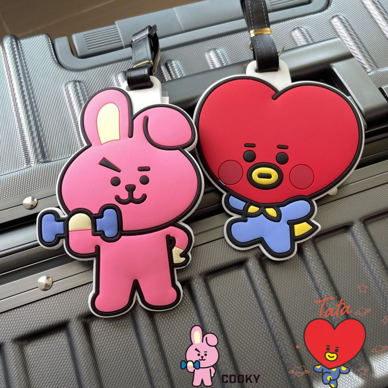 BT21 cartoon cute keychain Kaw - Travel Accessories Gifts ulasan dan harga