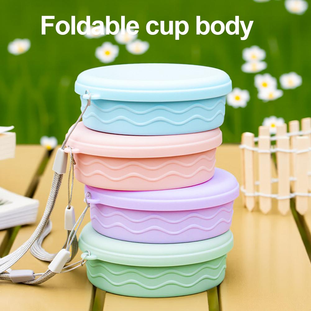 Foldable Silicone Cup With Lid - Water Bottle Collapsible ulasan dan harga
