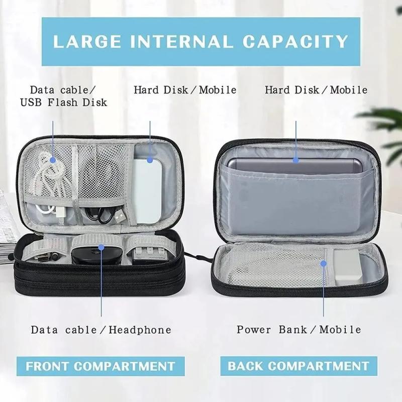 1PCS Grey/Black/Pink/Navy NEW  - Cable Organizer Travel ulasan dan harga