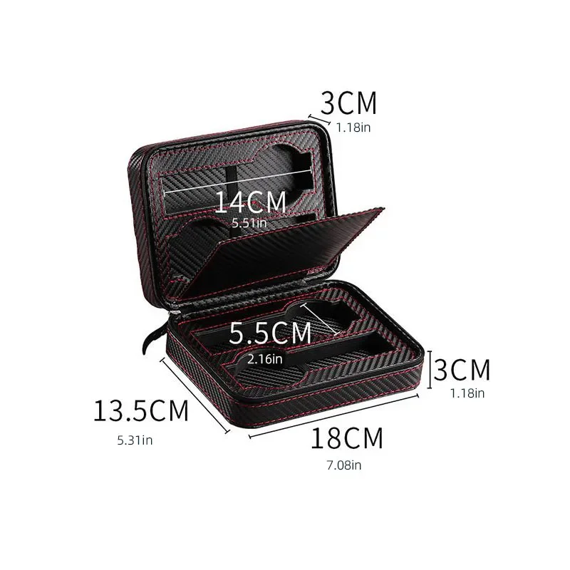 4-Slot Portable Watch Storage  - Travel Accessories Display ulasan dan harga