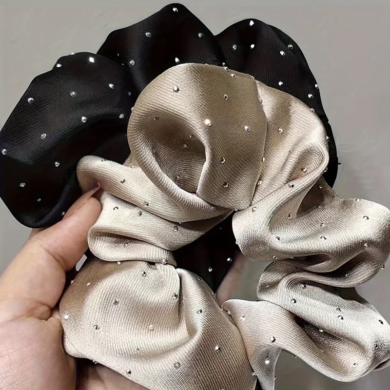 1/3PCS Satin Scrunchies With R - Travel Accessories Comfort ulasan dan harga