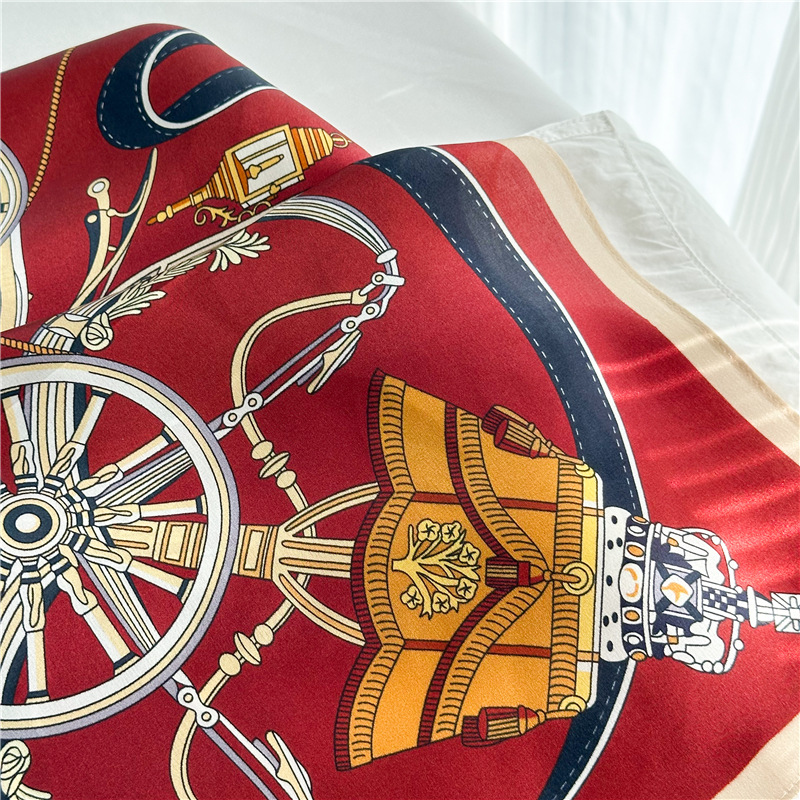 12MM Soft Silk Scarf Women 90C - Travel Accessories Gifts ulasan dan harga