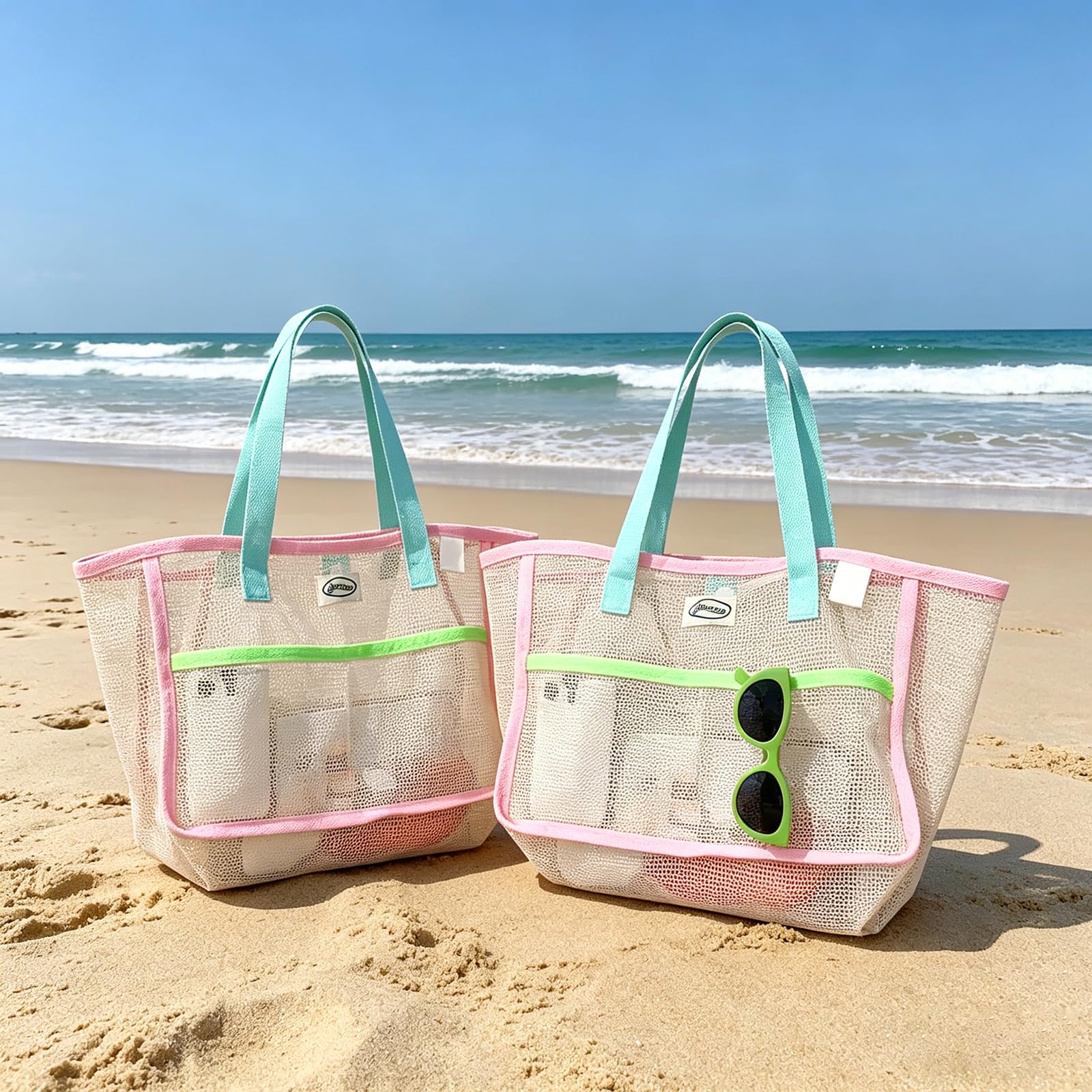 Beach Bags for Women Colorful  - Travel Accessories Gifts ulasan dan harga