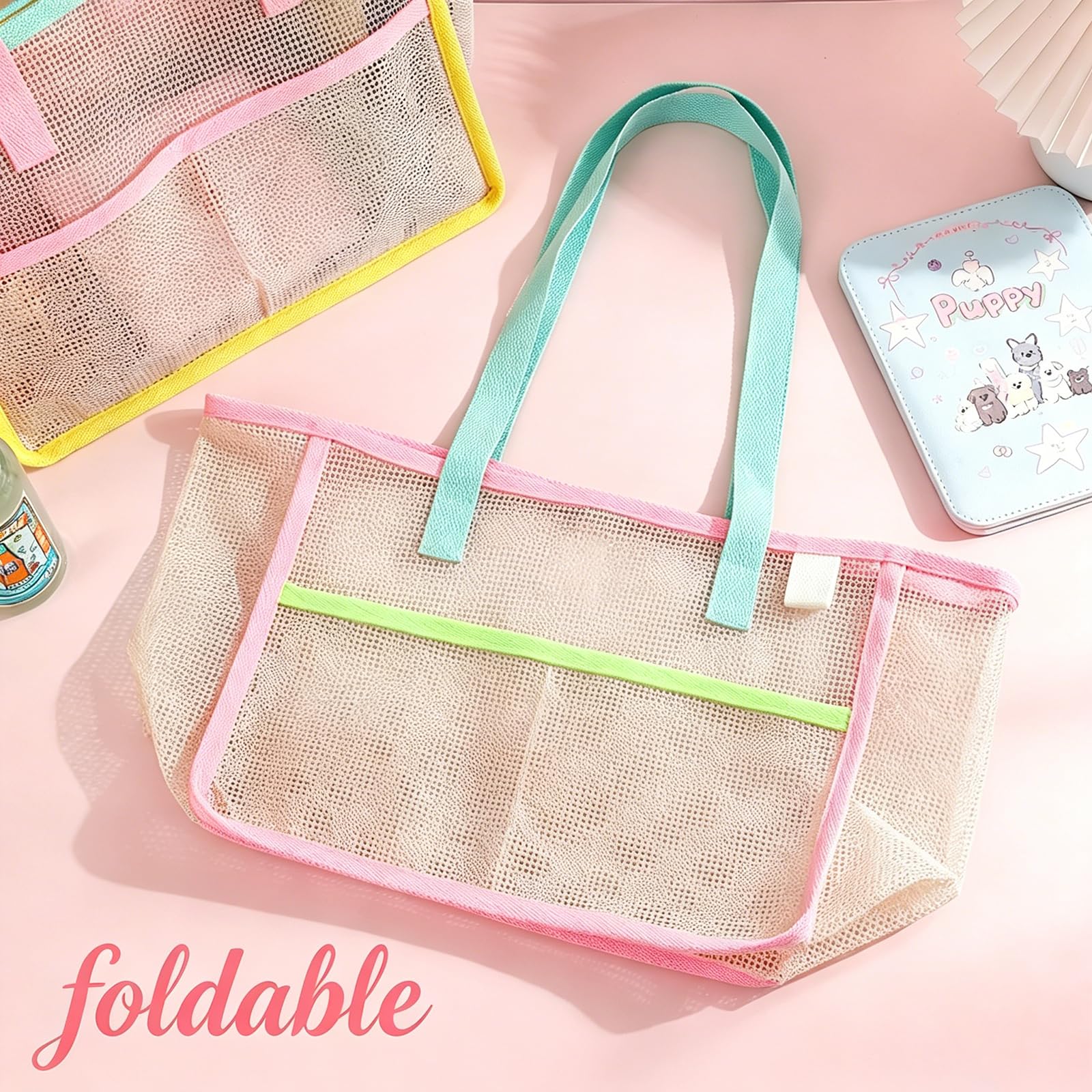 Beach Bags for Women Colorful  - Travel Accessories Gifts ulasan dan harga