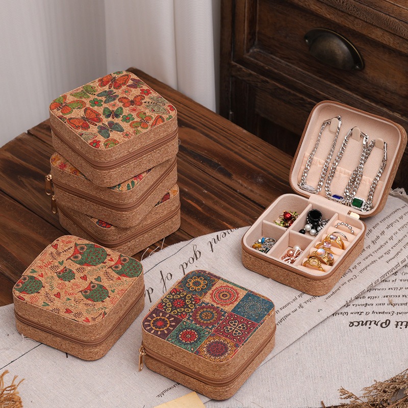High-end Retro Wood Grain Prin - Travel Accessories High End ulasan dan harga