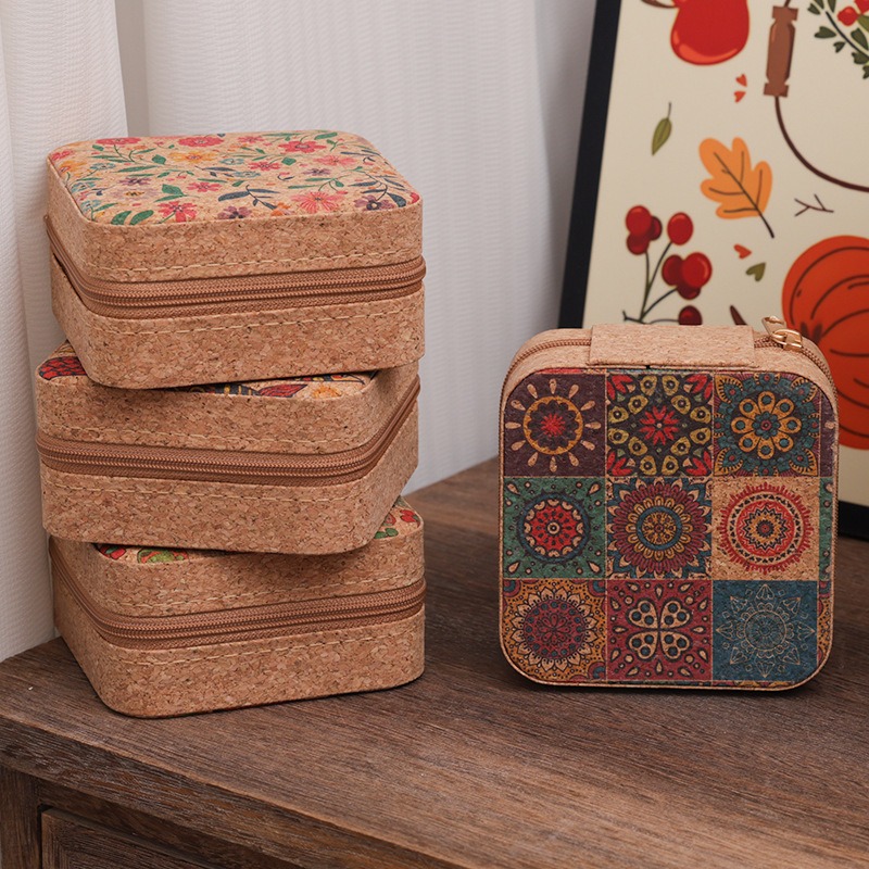High-end Retro Wood Grain Prin - Travel Accessories High End ulasan dan harga