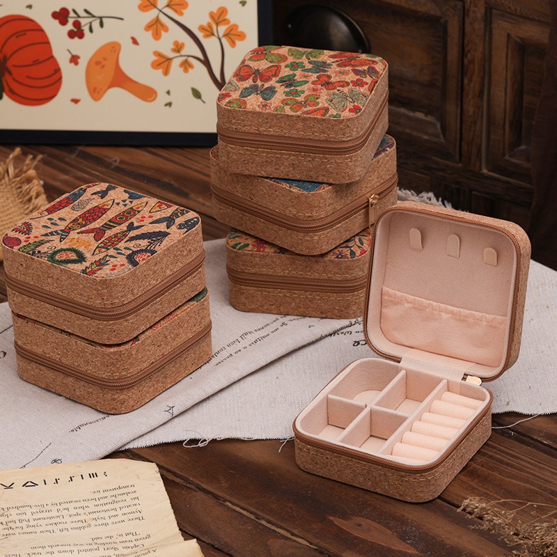 High-end Retro Wood Grain Prin - Travel Accessories High End ulasan dan harga