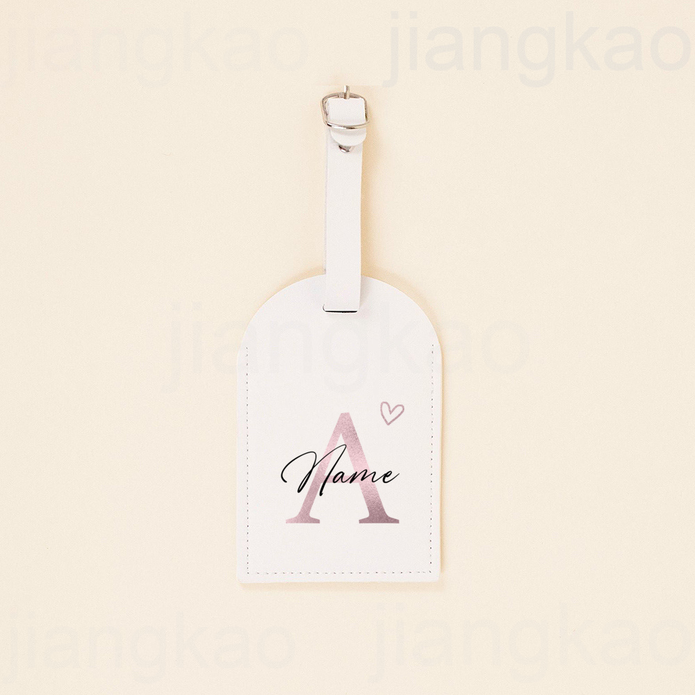 Personalized PU Luggage Tag He - Travel Accessories Personalised ulasan dan harga