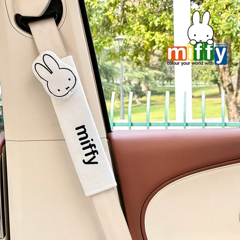 Kawaii Miffy Car Seat Belt Sho - Travel Accessories Comfort ulasan dan harga