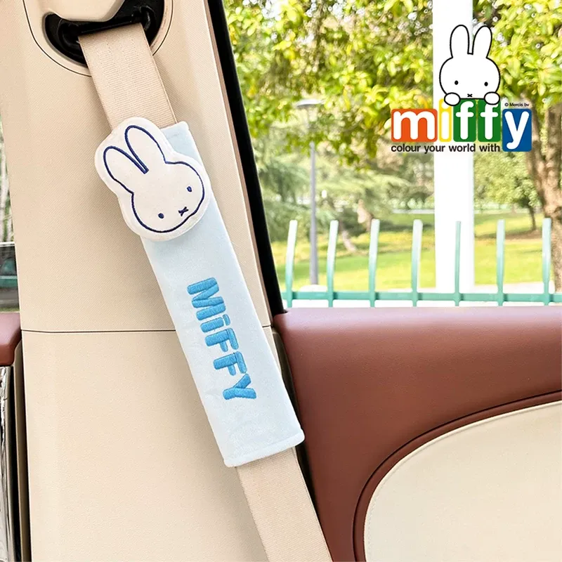 Kawaii Miffy Car Seat Belt Sho - Travel Accessories Comfort ulasan dan harga