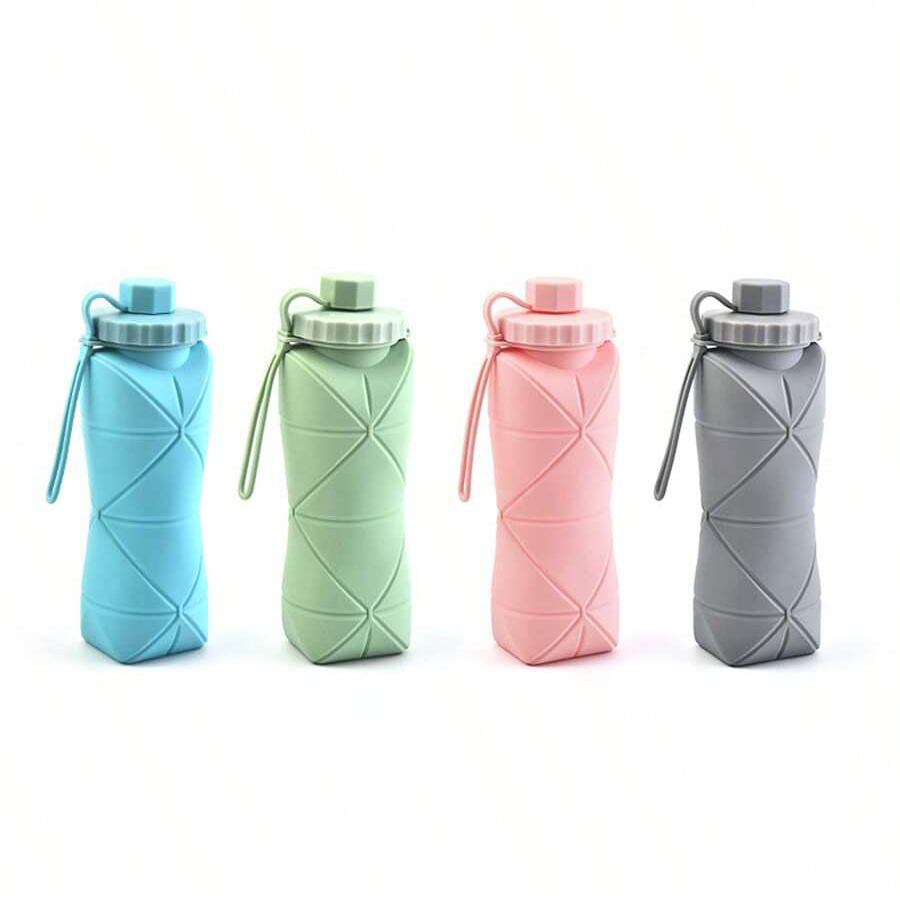 1Pc 600mlLarge Collapsible Sil - Water Bottle Collapsible ulasan dan harga