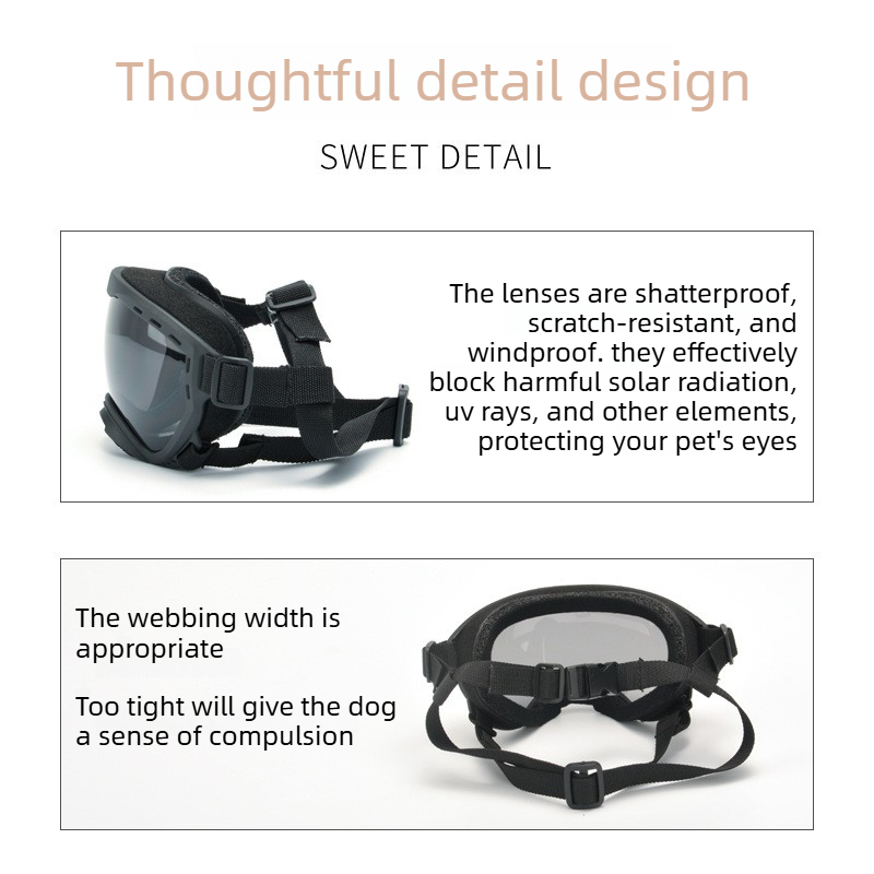 Pet Goggles Wind Sand UV Prote - Travel Accessories Gift Ideas ulasan dan harga