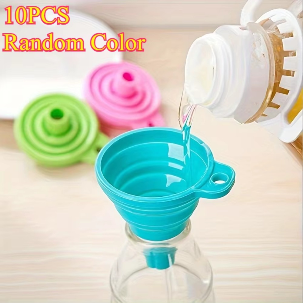 10pcs Foldable Silicone Kitche - Water Bottle Collapsible ulasan dan harga
