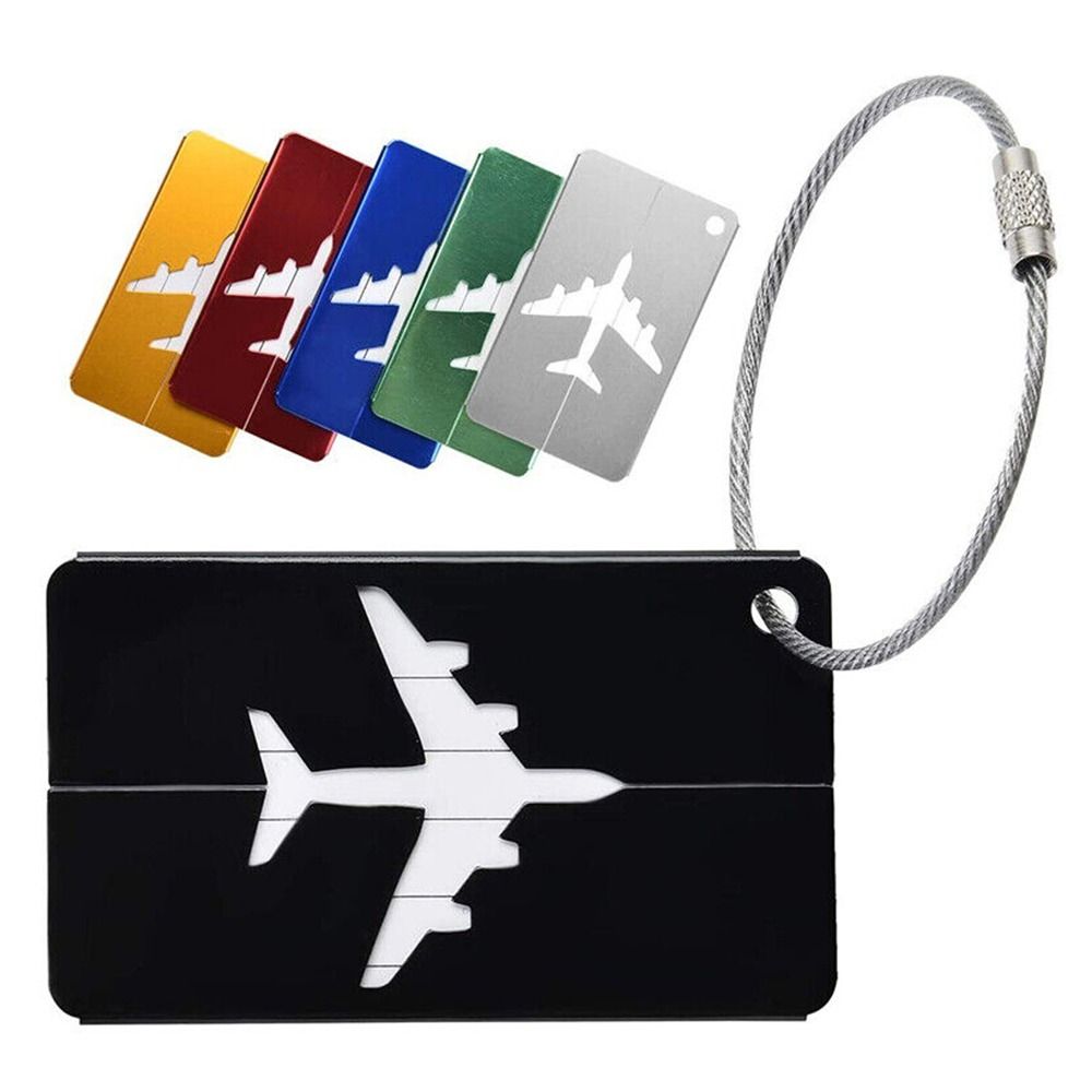 Aluminium Travel Luggage Tags  - Travel Accessories B&M ulasan dan harga