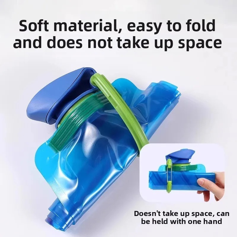 1-8PCS 700ml Soft Foldable Wat - Water Bottle Collapsible ulasan dan harga