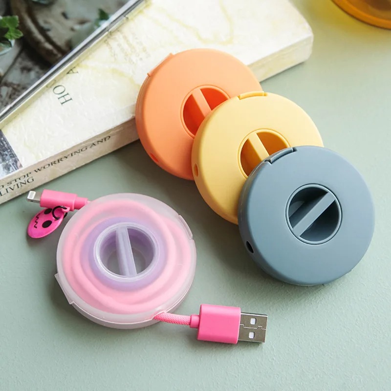 1-3PCS round Storage Cable Win - Cable Organizer Travel ulasan dan harga