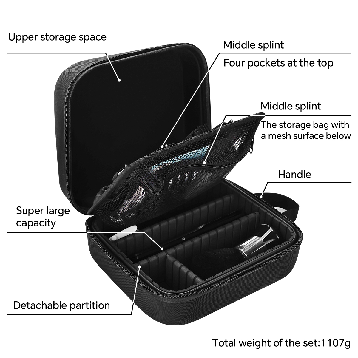 Professional Barber Storage Ha - Travel Accessories Display ulasan dan harga