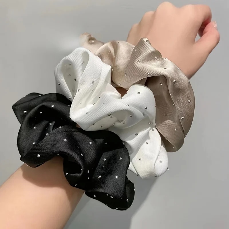 1/3PCS Satin Scrunchies with R - Travel Accessories Comfort ulasan dan harga