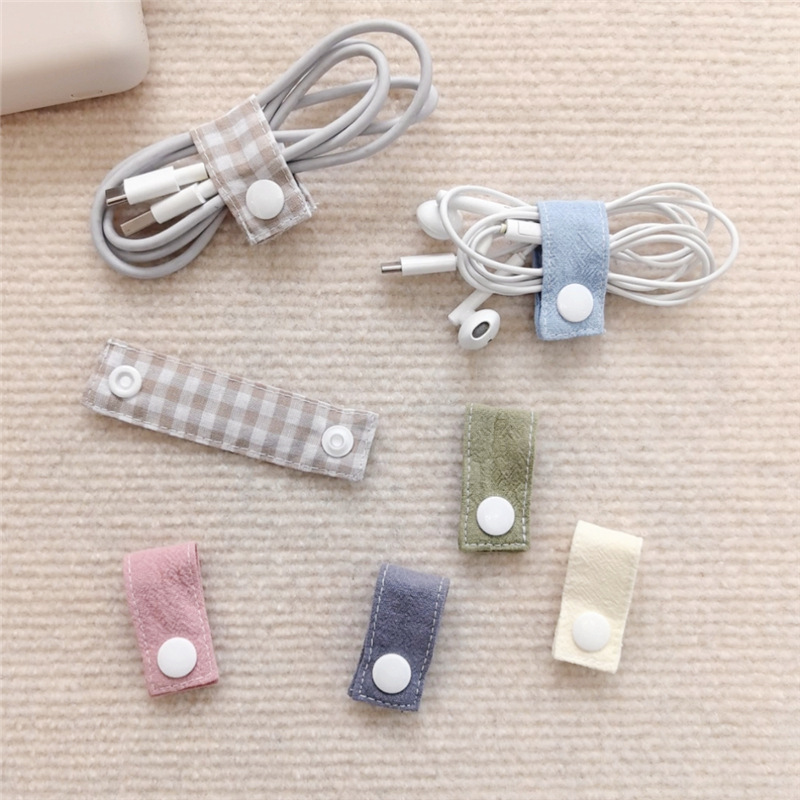 Fabric Cable Organizer Reusabl - Cable Organizer Travel ulasan dan harga