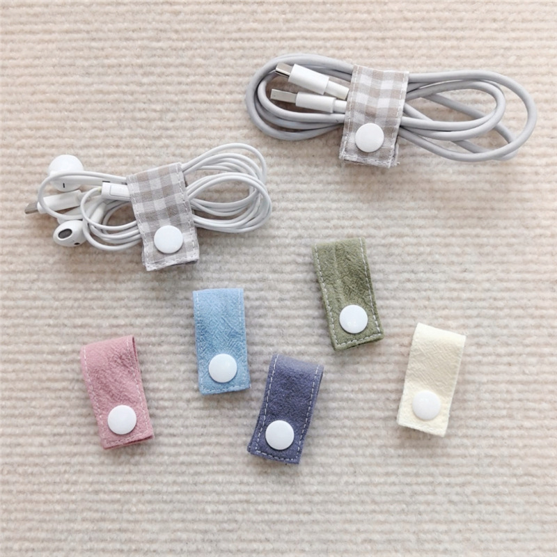 Fabric Cable Organizer Reusabl - Cable Organizer Travel ulasan dan harga